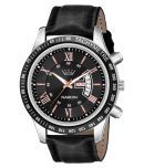 nardin NWS052 Black Dial Leather Analog Men's Watch