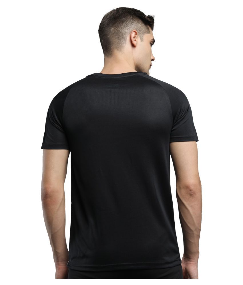 Maniac Black Polyester T-Shirt Single Pack - Buy Maniac Black Polyester ...