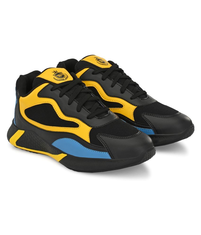 WALKSTYLE Sneakers Black Casual Shoes 