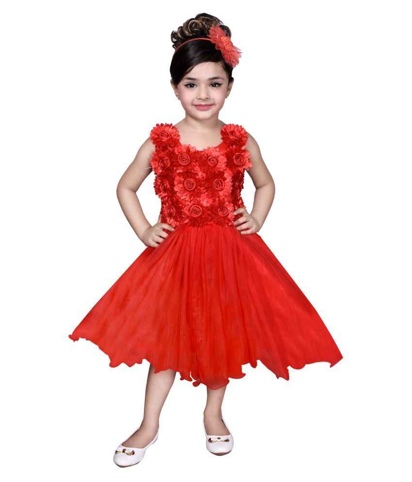     			Arshia Fashions Girls Frock Dress for Kids