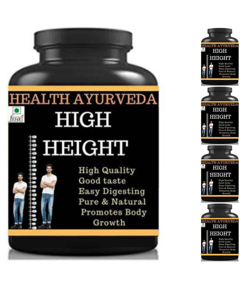     			Health Ayurveda high height chocolate flavor 0.5 kg Powder Pack of 5
