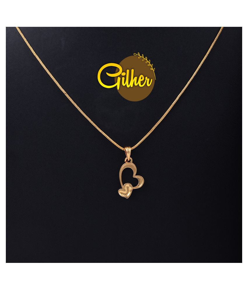     			gilher - Golden Pendant ( Pack of 1 )