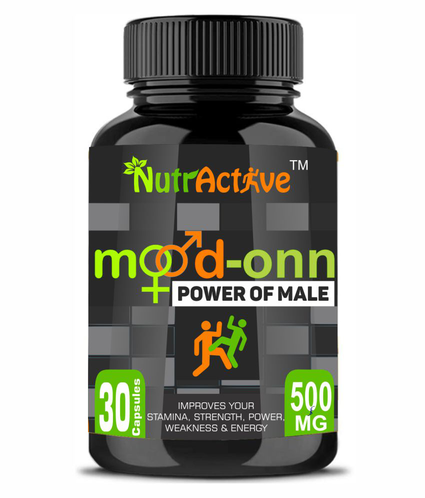     			NutrActive Mood Onn Power Of Male(Weakness & Energy) 30 no.s Multivitamins Capsule
