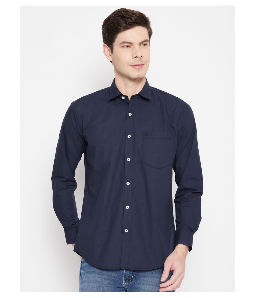     			Duke 100 Percent Cotton Blue Shirt