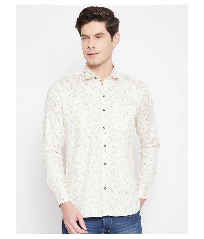     			Duke 100 Percent Cotton White Shirt