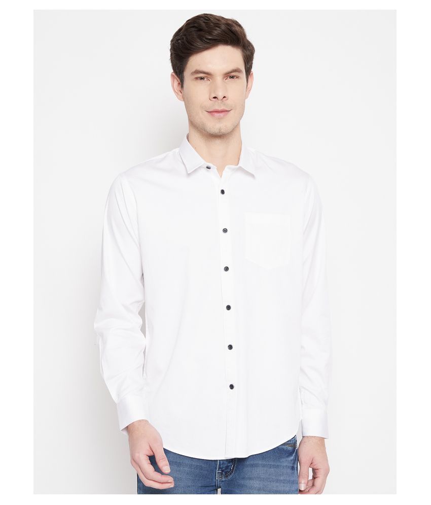     			Duke 100 Percent Cotton White Shirt