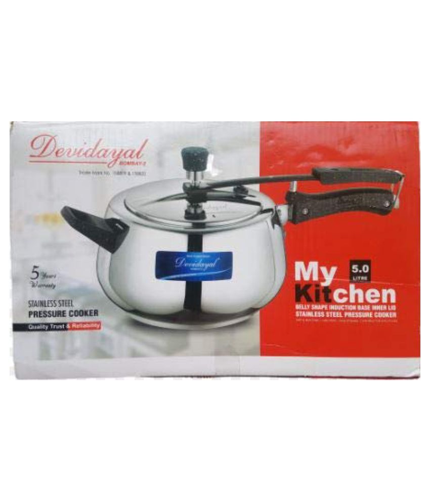 devidayal stainless steel pressure cooker