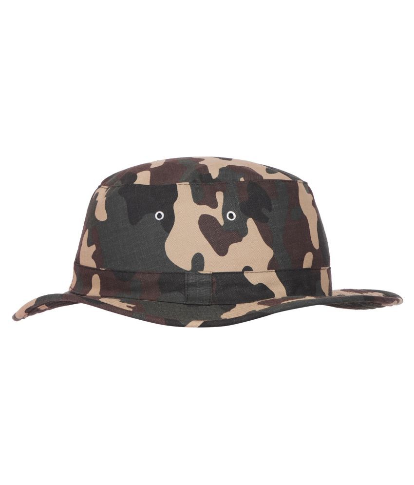Men's Cricket Umpire Sun Camouflage Printed Cotton Hat (Pack of 1)