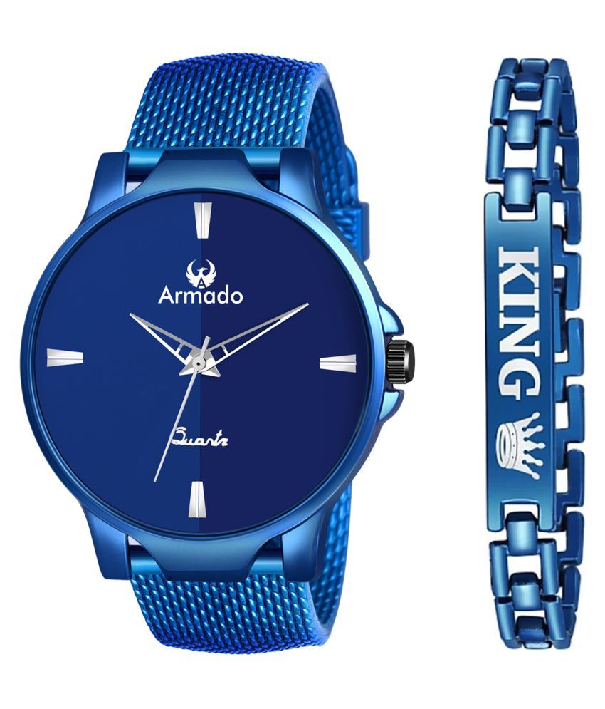     			Armado 1510-BLUE-BAND Rubber Analog Men's Watch