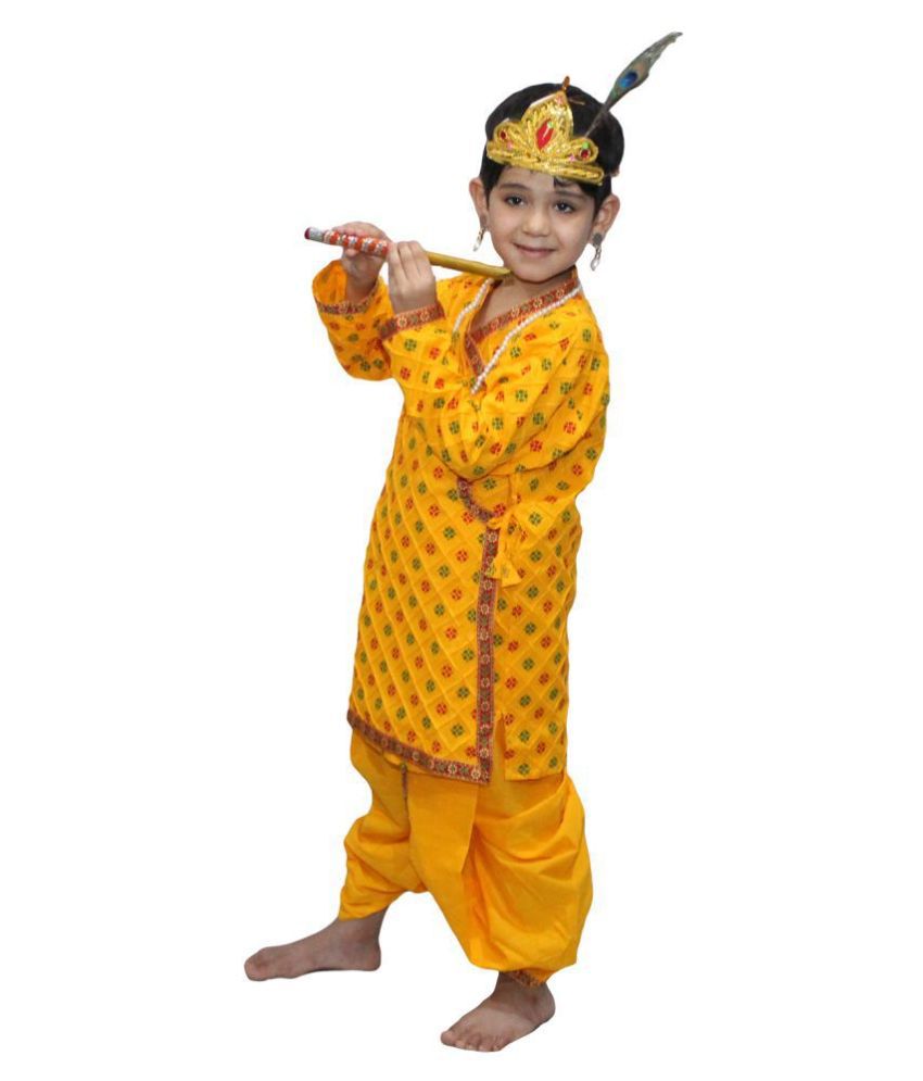Kaku Fancy Dresses Krishna Costume for 