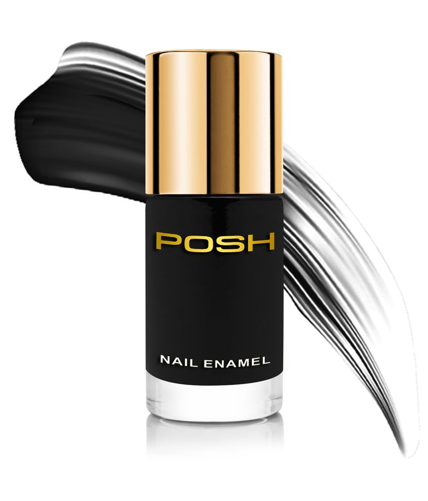     			Posh Nail Polish Black Glossy 9 mL