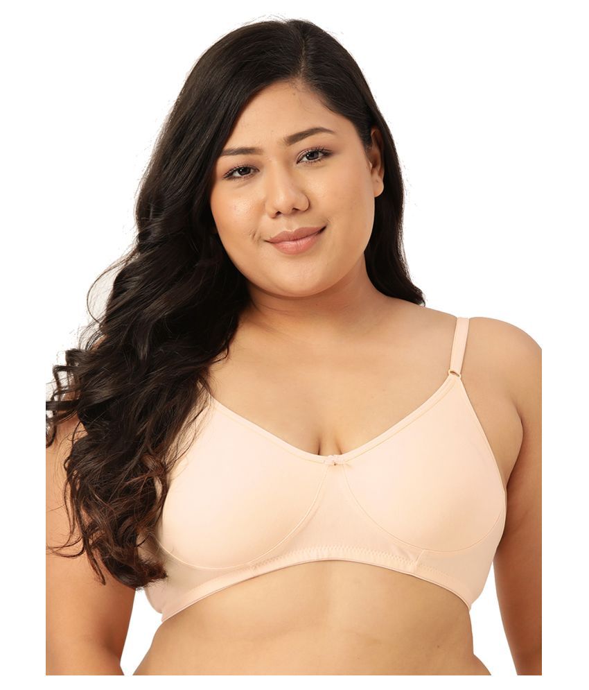     			Leading Lady Cotton Non Padded Women's T-Shirt Bra ( Beige )