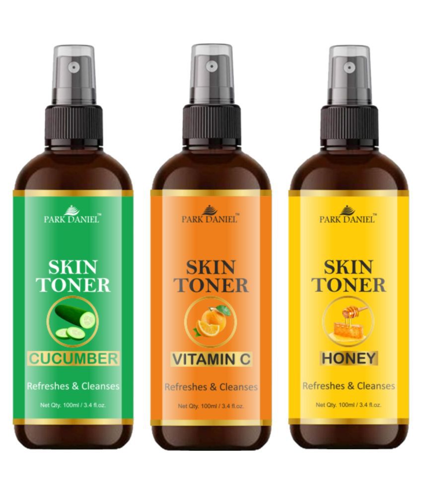     			Park Daniel  Cucumber,Vitamin C & Honey Skin Toner - Astringent 300 mL Pack of 3