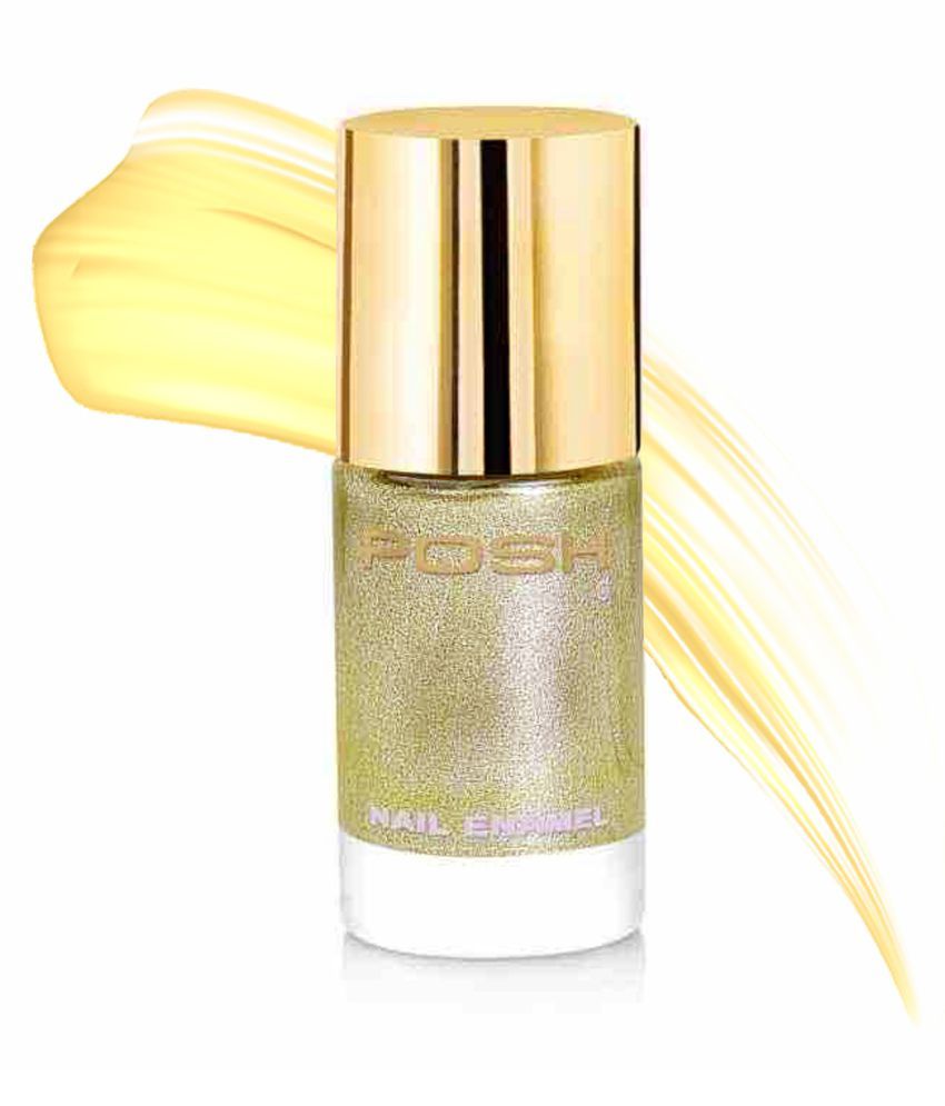     			Posh Nail Polish Gold Glossy 9 mL