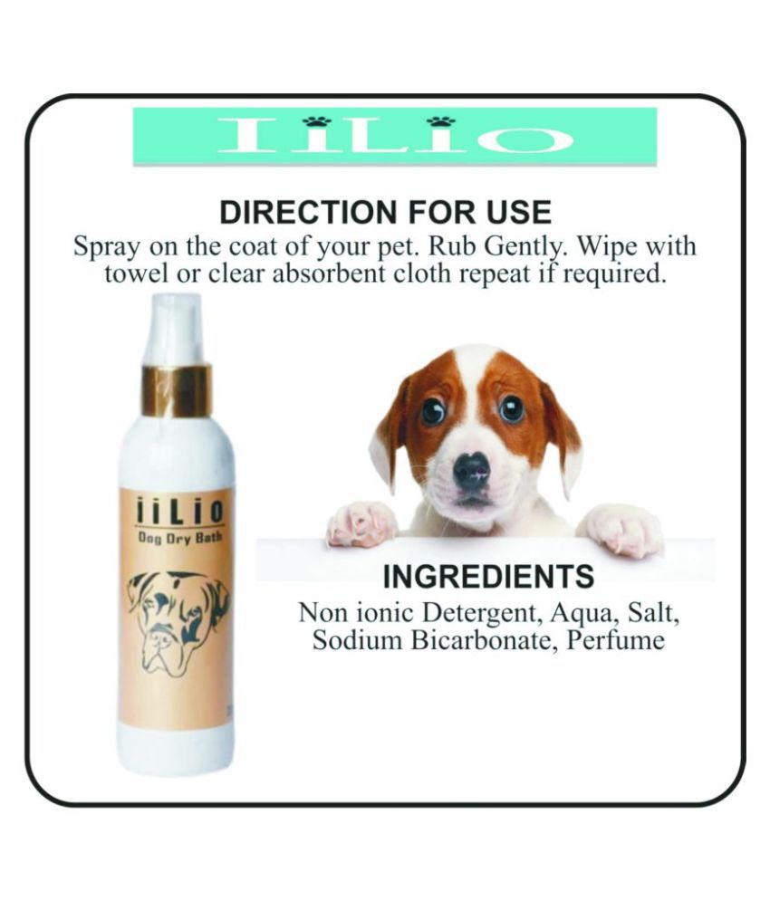     			Dog Dry Bath shampoo Pack of 2 (300ML)
