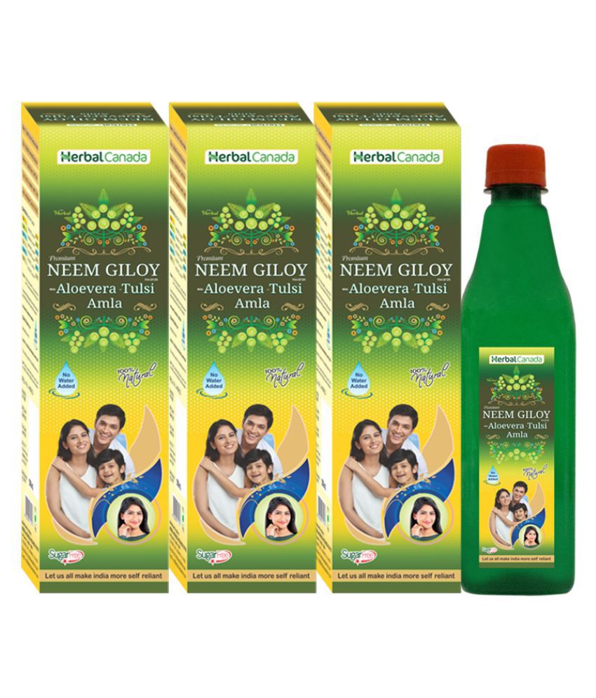     			Herbal Canada Neem Giloy Liquid 1 l Pack of 3