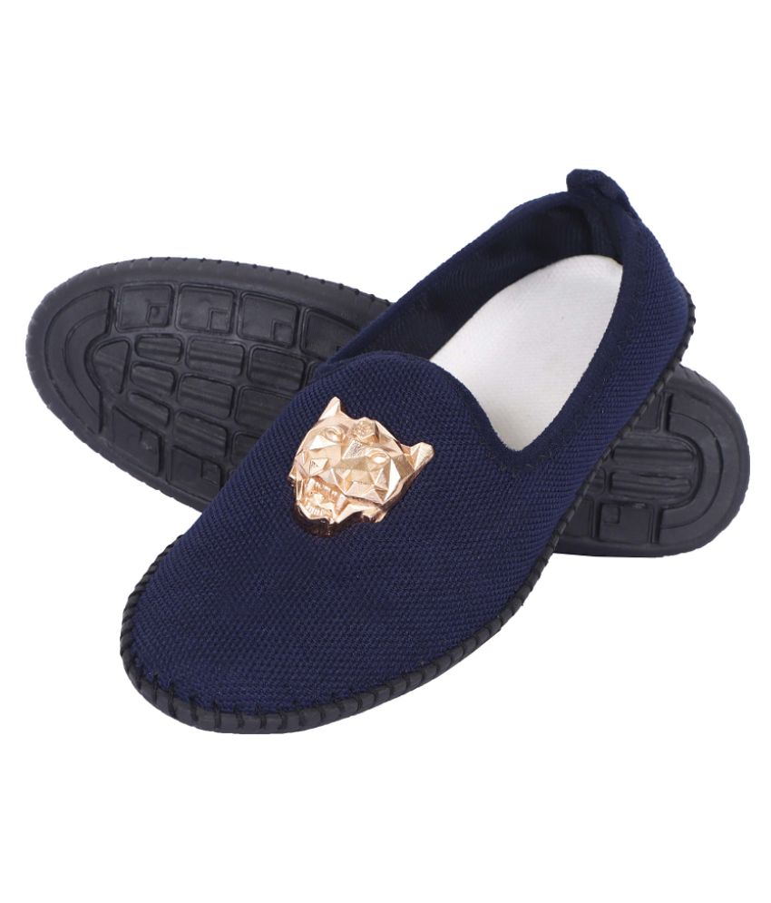 next navy loafers
