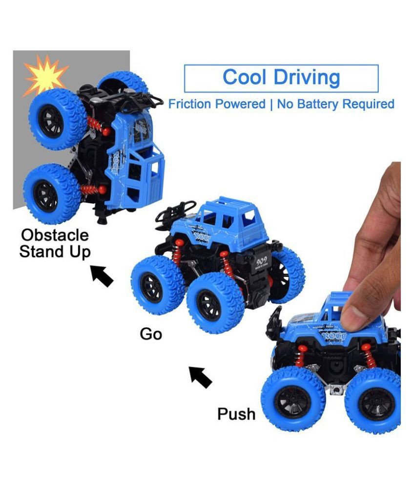 WISHKEY Plastic 360 Degree Stunt Flipping Design 4 Wheels Drive