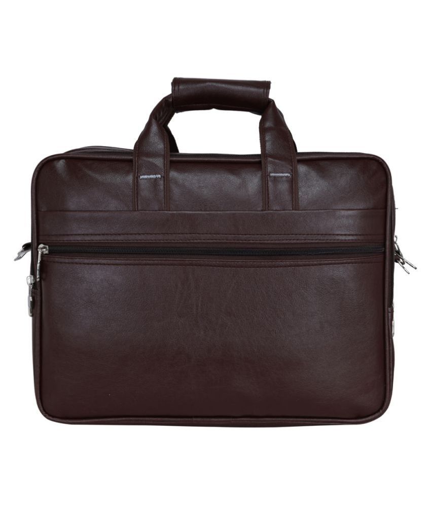 Leather Gifts Professional Brown P.U. Office Bag