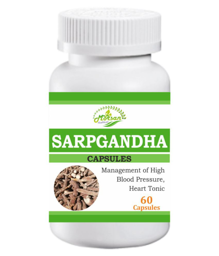 MORSAN HEALTHCARE SARPGANDHA CAPSULES Capsule 500 mg Pack Of 1