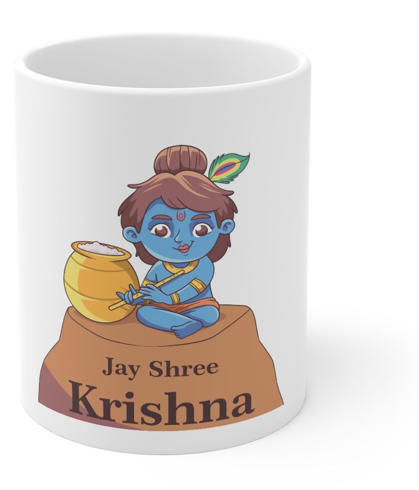 MR PRINT KRISHNA-1 Ceramic Coffee Mug 1 Pcs 300 mL: Buy Online at Best  Price in India - Snapdeal