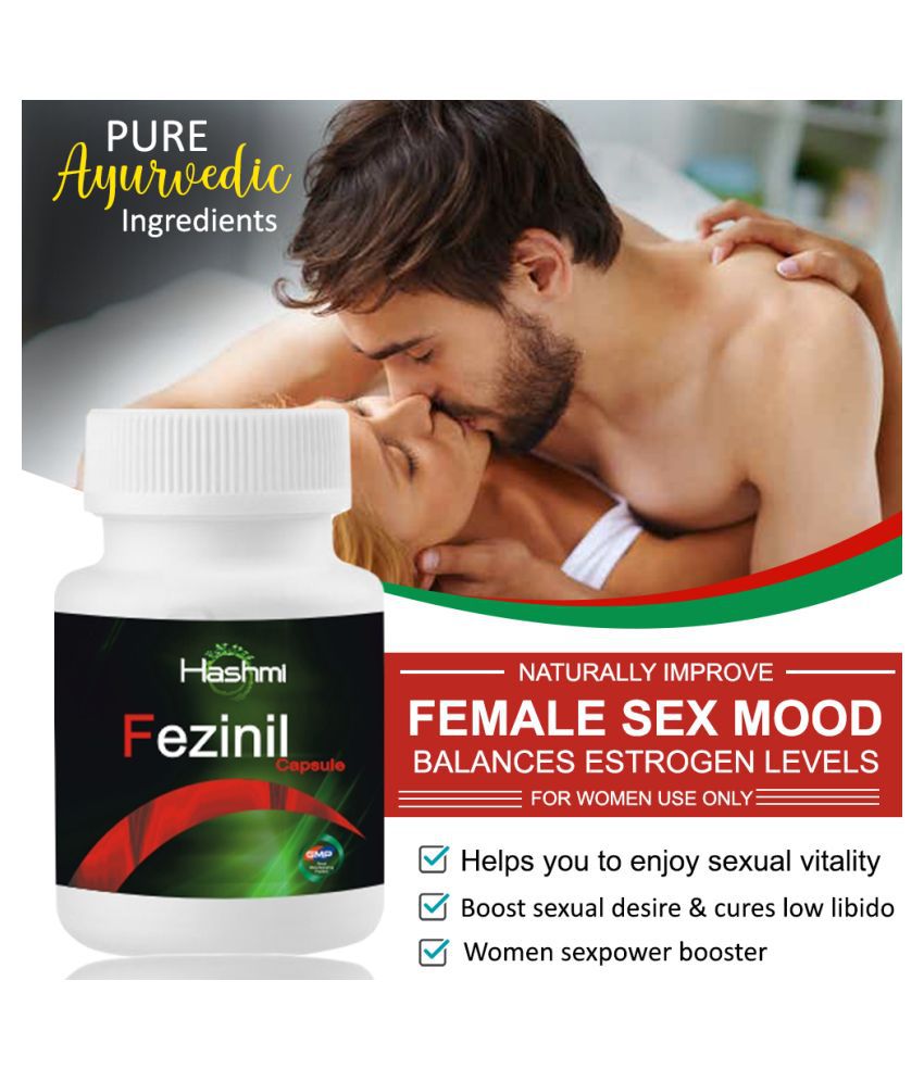     			Hashmi Fezinil 60 Capsule for Boost Female Desire & Instant result |Natural Libido Enhancer For Women Herbal Capsules |