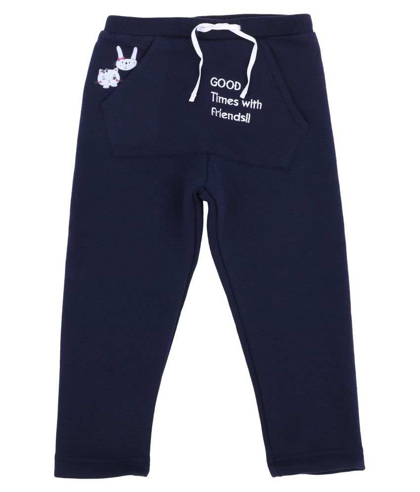     			Bodycare Kids Infant Girls Navy Printed Trackpant