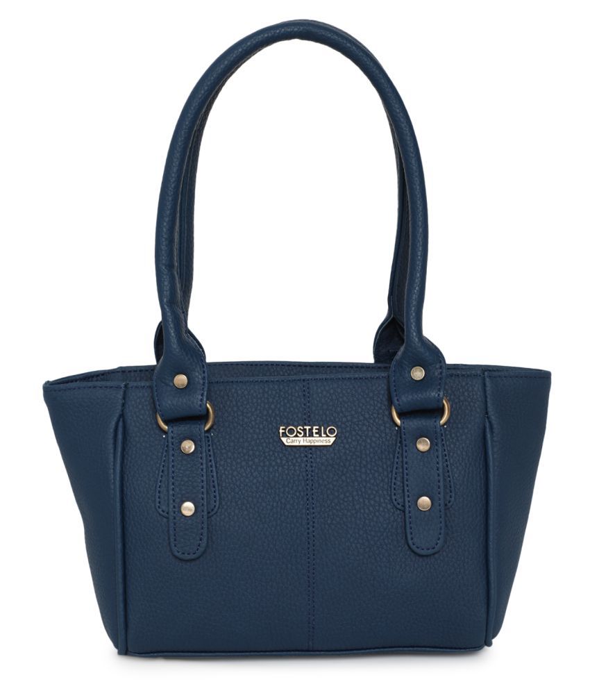     			Fostelo - Blue  PU Shoulder Bag