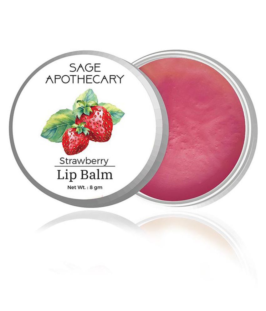 Sage Apothecary Strawberry lip balm(8GM)