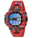 Redux Digital Sports Multi-Functional Red Army Color Strap Watch for Boys & Kids