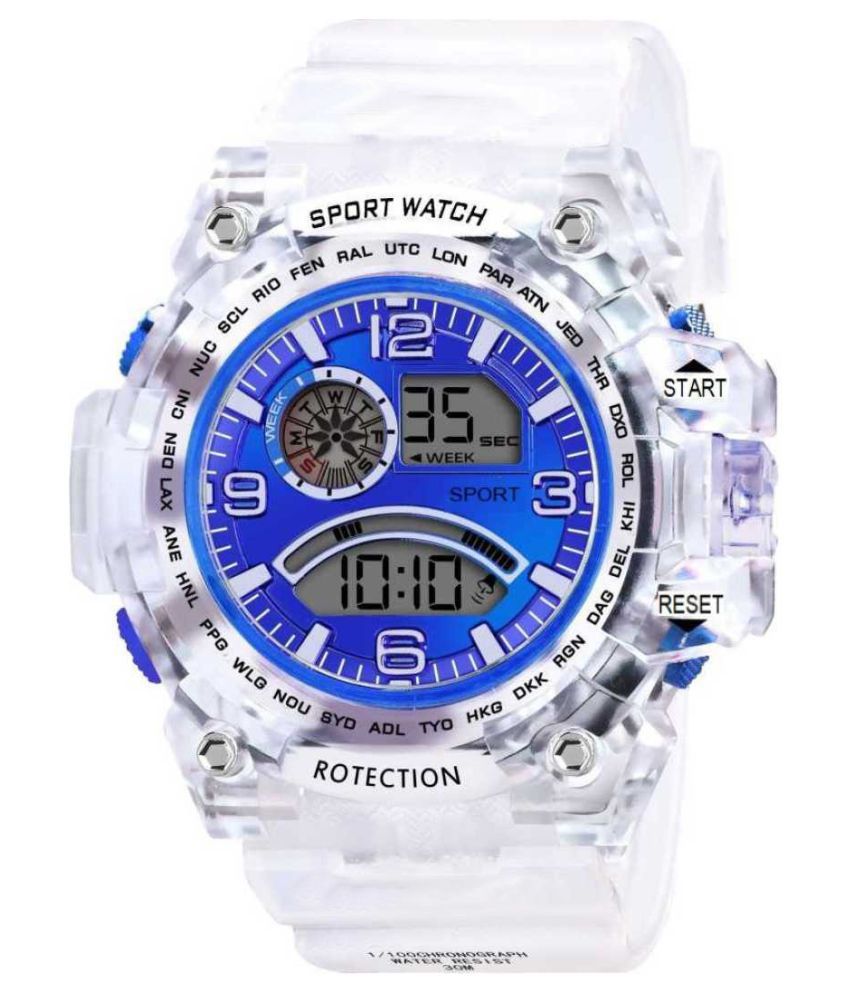     			Redux DG105 Blue Dial Resin Digital Men's Watch