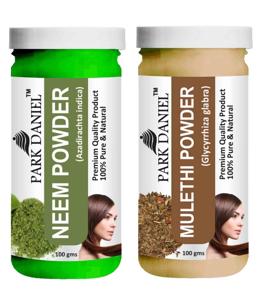Park Daniel Neem & Mulethi Pre Wax Powder 200 gm Pack of 2 Buy Park Daniel Neem & Mulethi Pre