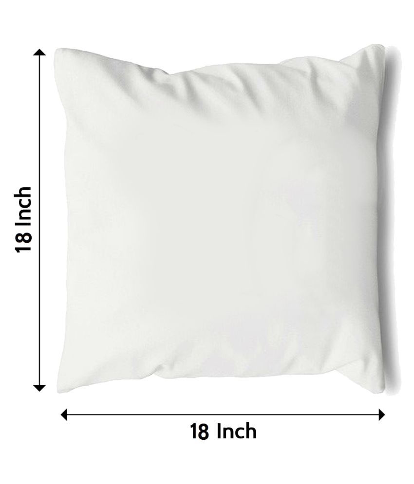 Comfill Set of 5 White Polyester Filled Cushion: Buy Online at Best ...