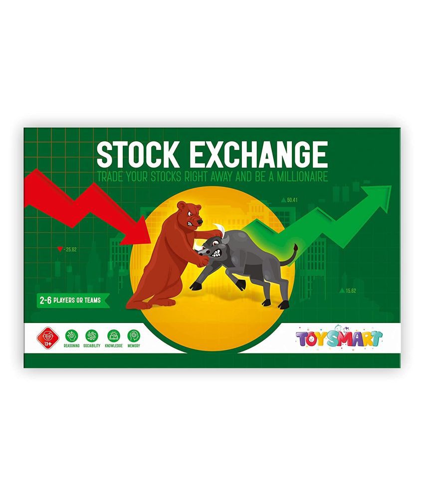 Shree Varni Enterprise Stock Exchange Board Game, for 13+ Years of People, for 2-6 Players or Team, Made in India