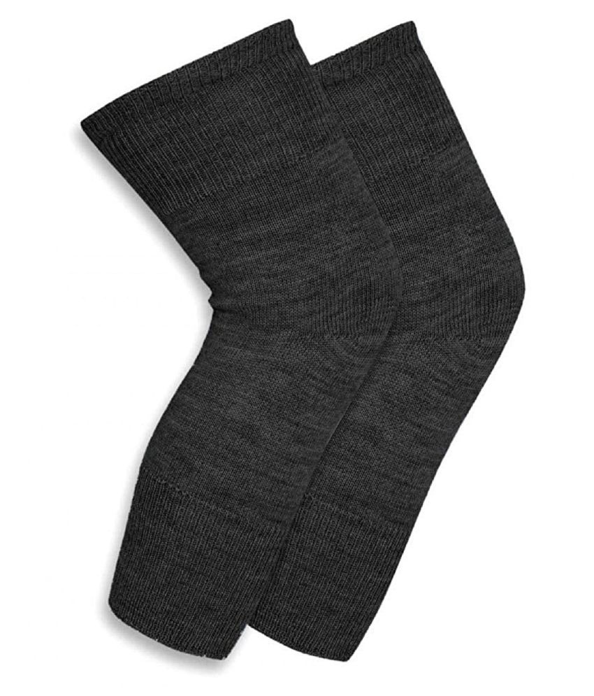     			Penyan™ Knee Warmers, Woolen Knee Cap | Unisex | Elastic Support | Fully Stretchable (Grey) - 1 Pair