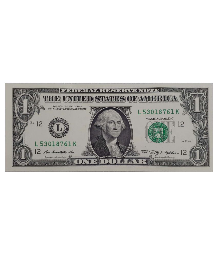     			Hop n Shop - The United States of America One Dollar 1 Paper currency & Bank notes