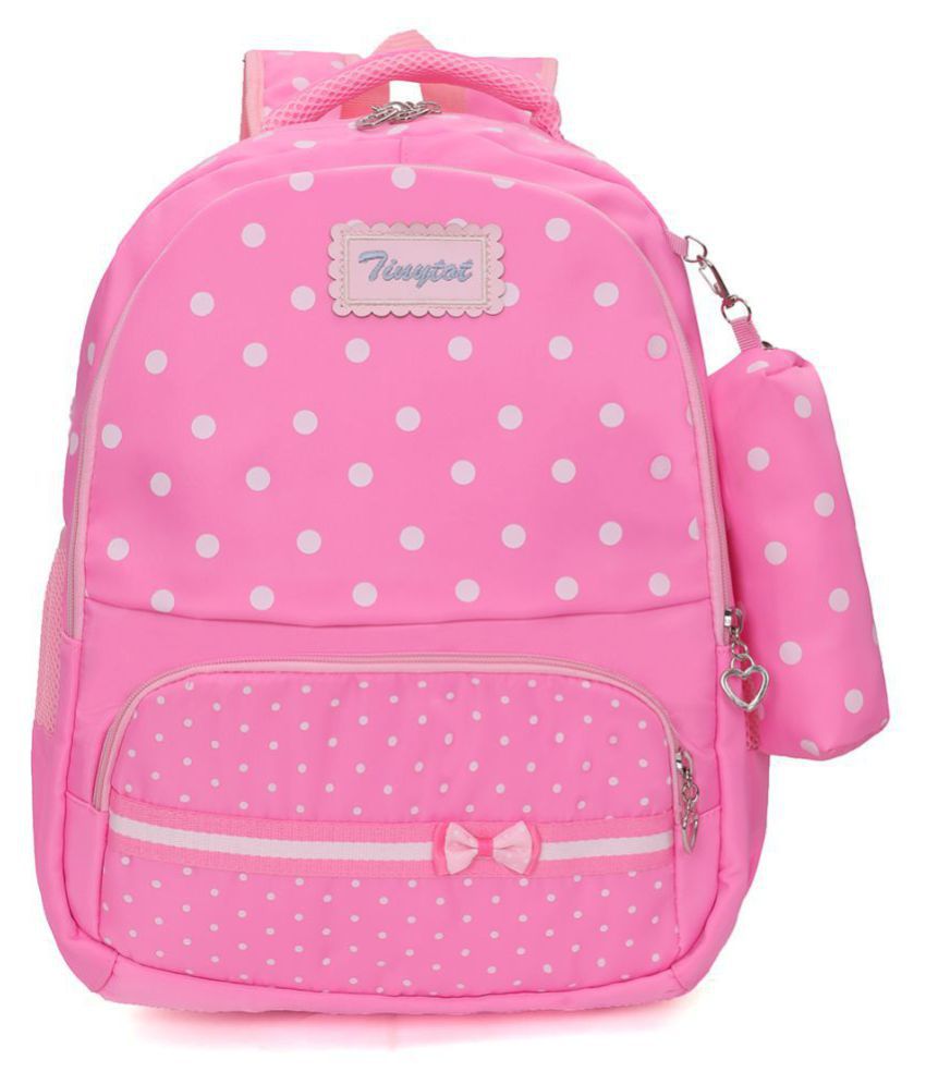     			Tinytot 30 Ltrs Baby Pink School Bag for Boys & Girls