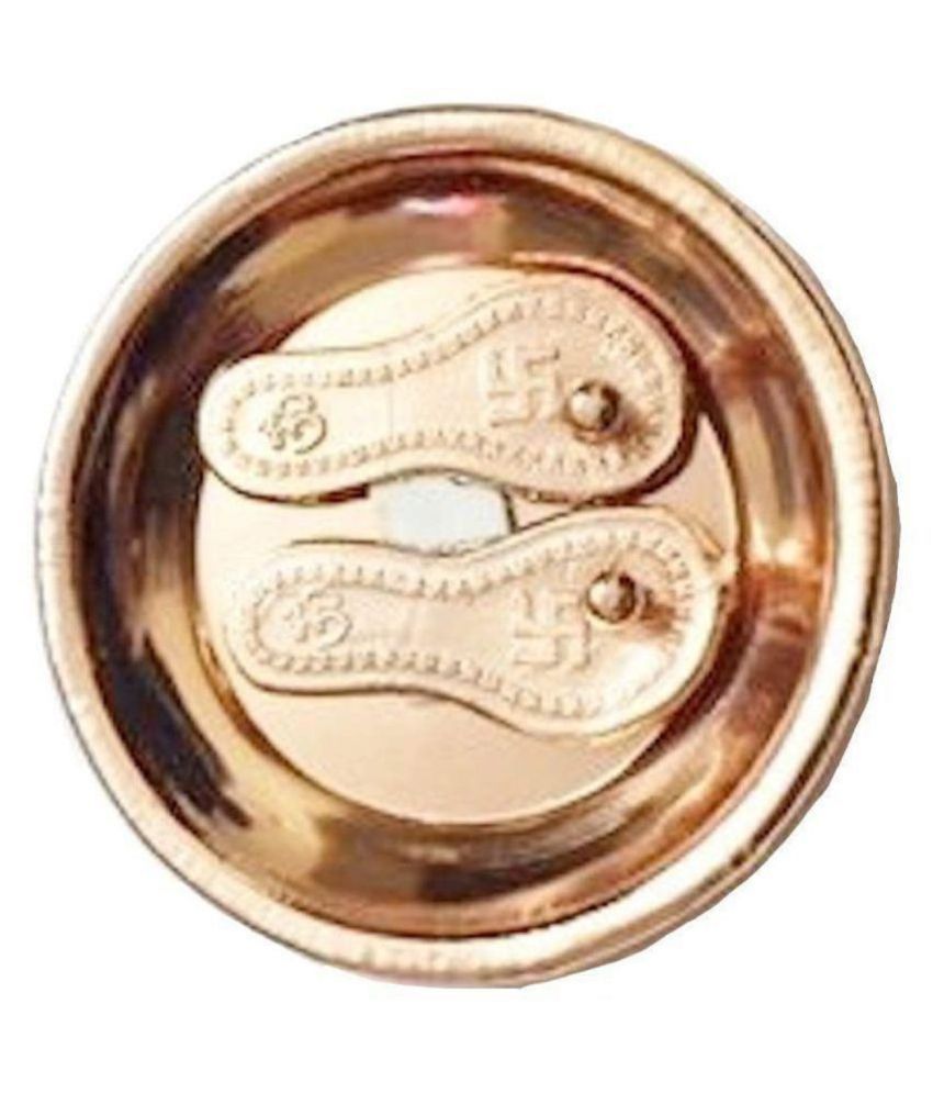     			rudrdivine - Brass Paduka (Pack of 1)