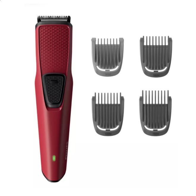Philips BT1235 Skinfriendly Beard Trimmer ( RED ) Buy Philips BT1235