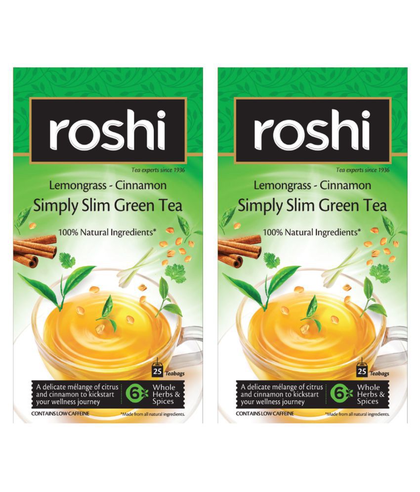     			Roshi Simply slim Green Tea Bags 110 gm Pack of 2