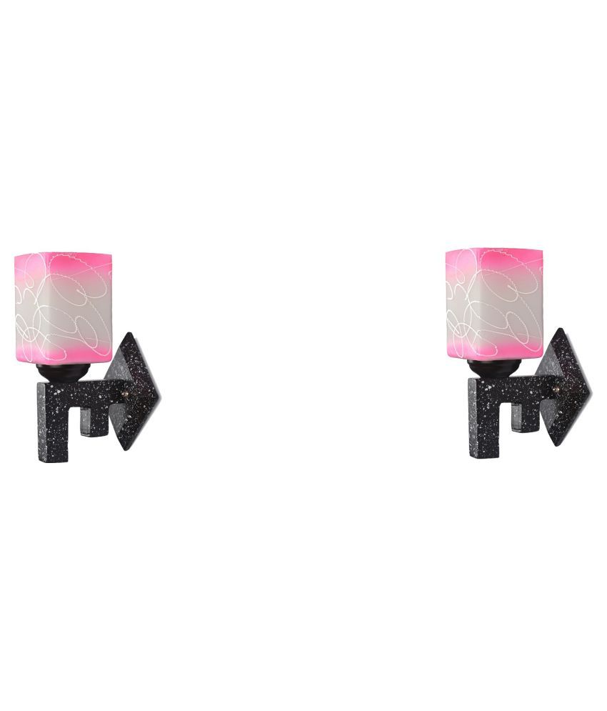     			Somil Decorative Wall Lamp Light Glass Wall Light Multi - Pack of 2