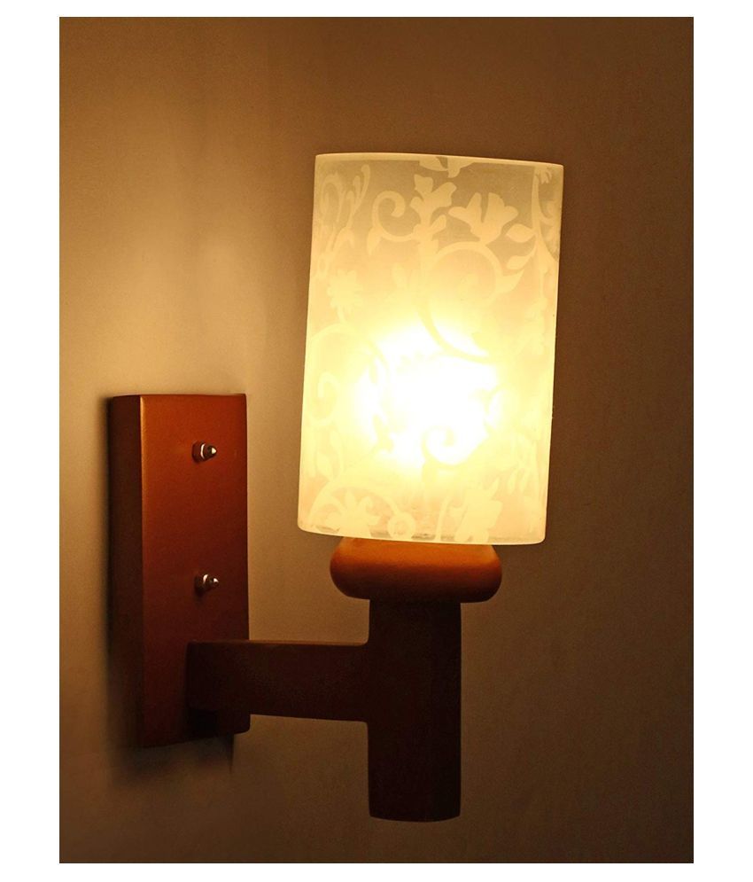     			Somil Decorative Wall Lamp Light Glass Wall Light Multi - Pack of 1