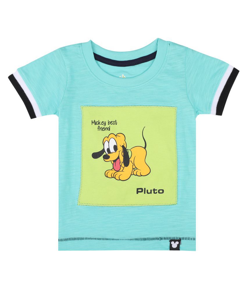    			Bodycare Infant Boy Sky Blue Mickey & Friends Printed T-Shirts