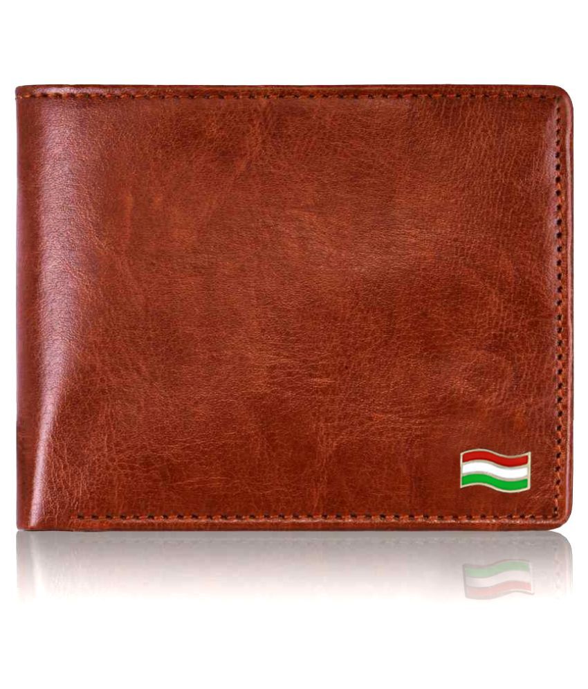     			HAMT - Brown Leather Men's Regular Wallet ( Pack of 1 )