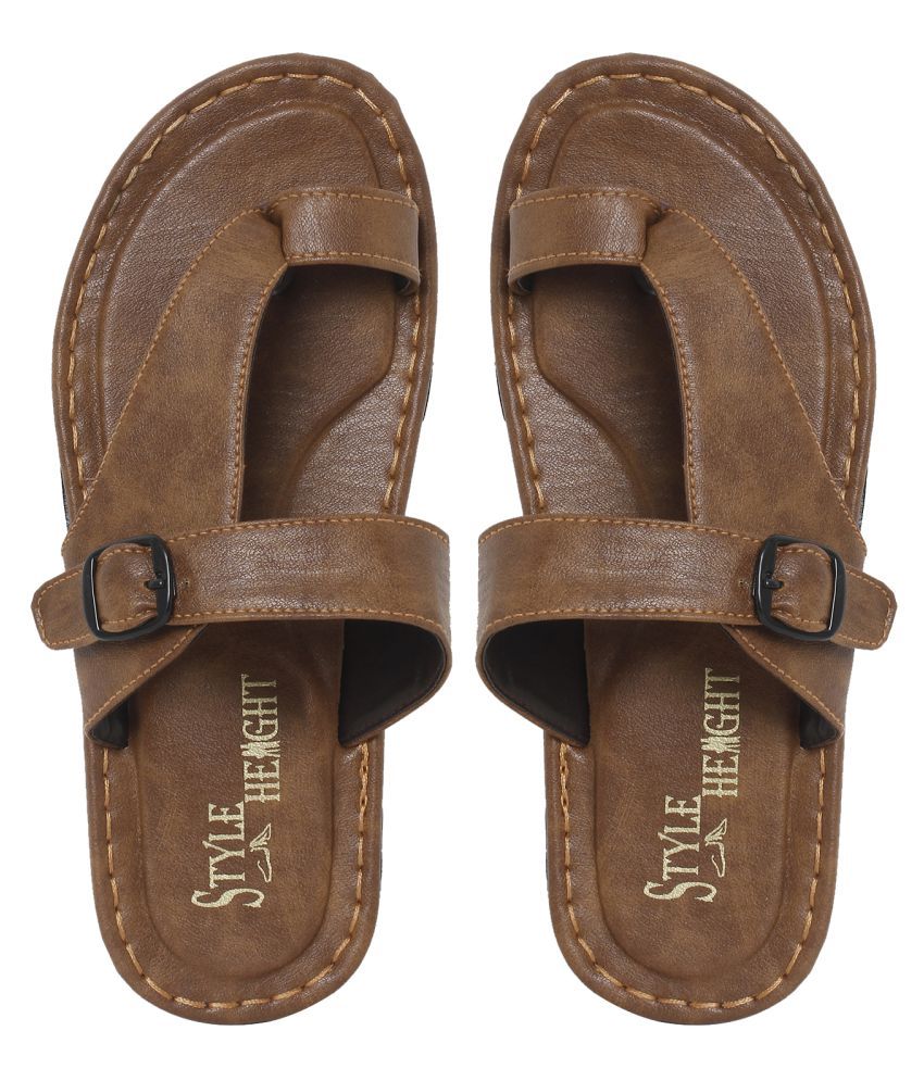     			Style Height Brown Flip Flops