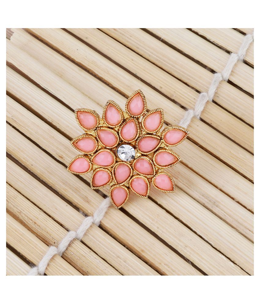     			Fancy  Adjustable Floral Designe Finger Ring For Women And Girl