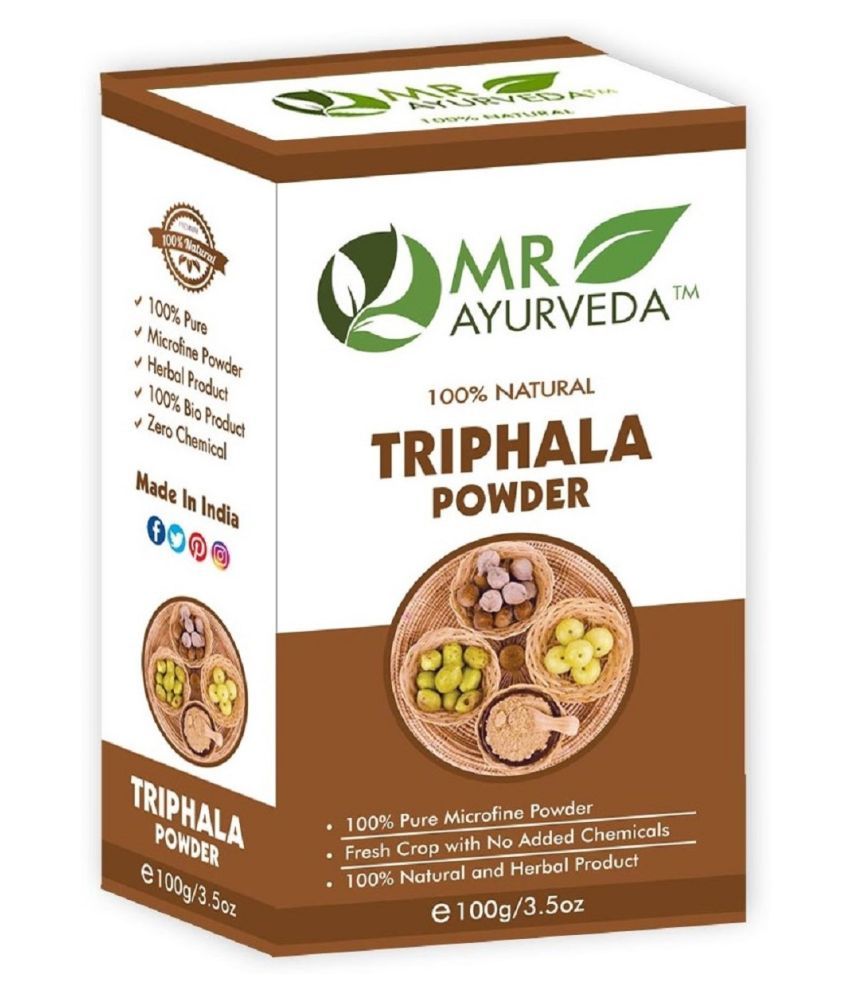     			MR Ayurveda 100% Pure Triphala Powder Hair Scalp Treatment 100 g