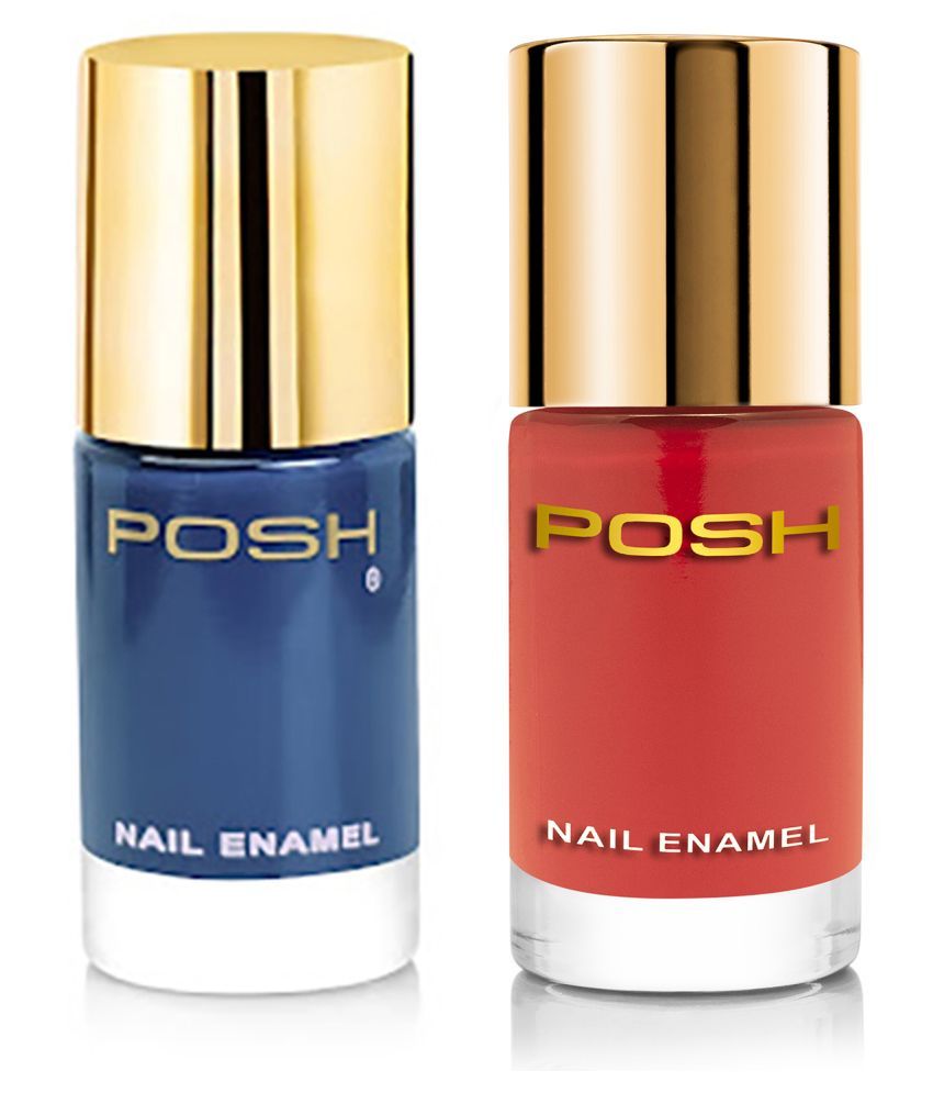     			Posh Nail Polish Multi Glossy Pack of 2 9 mL