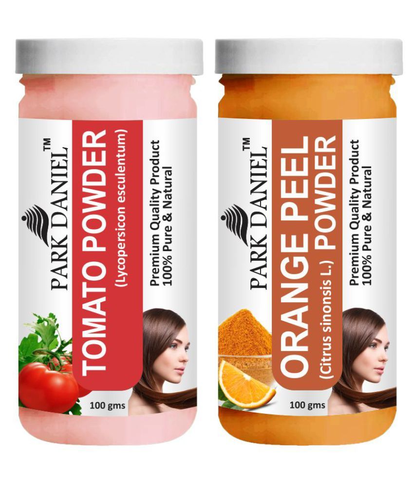     			Park Daniel  Tomato &    Orange Peel Powder  Hair Mask 200 g Pack of 2