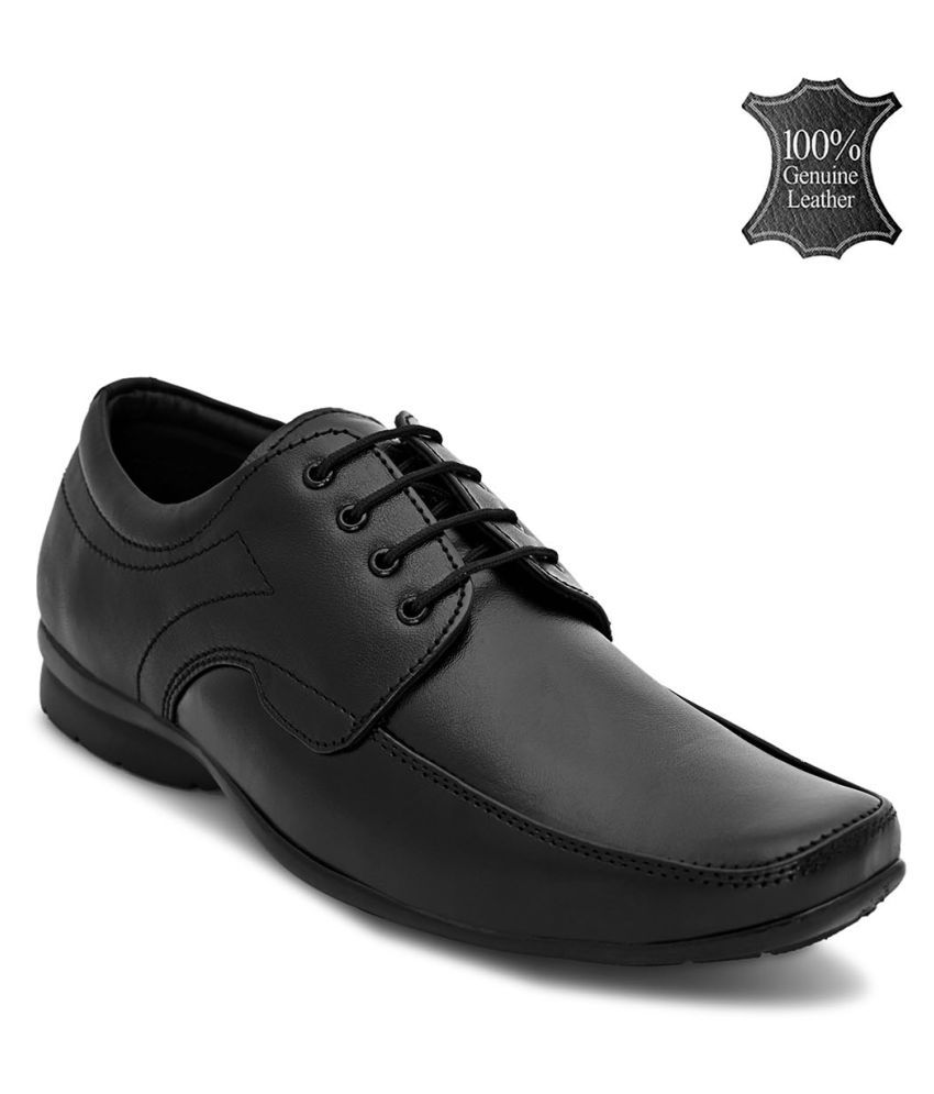     			Fashion Victim Office Genuine Leather Black Formal Shoes